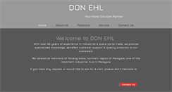 Desktop Screenshot of don-ehl.com