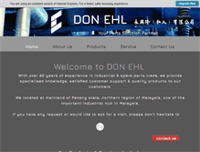 Tablet Screenshot of don-ehl.com